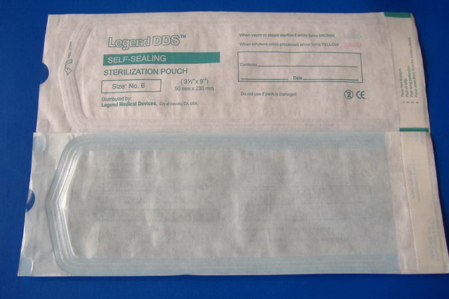 Legend DDS Sterilization Pouch 3 1/2"x9"